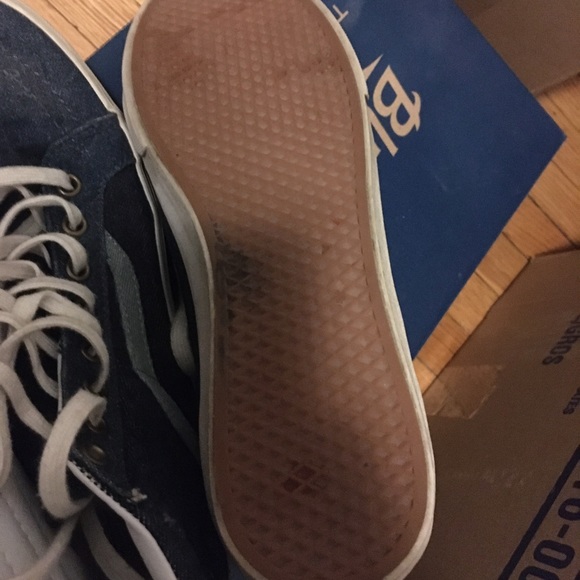 Denim Vans Hi-Tops - Picture 2 of 3